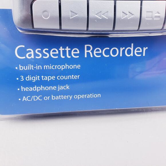 RCA Audiovox RP3503 Portable Recorder & Cassette Player with Standup Mic NEW - Picture 4 of 10